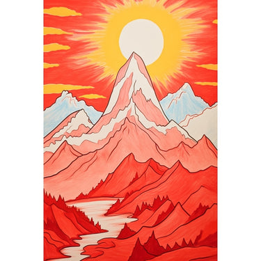 Mountain Sunrise Canvas